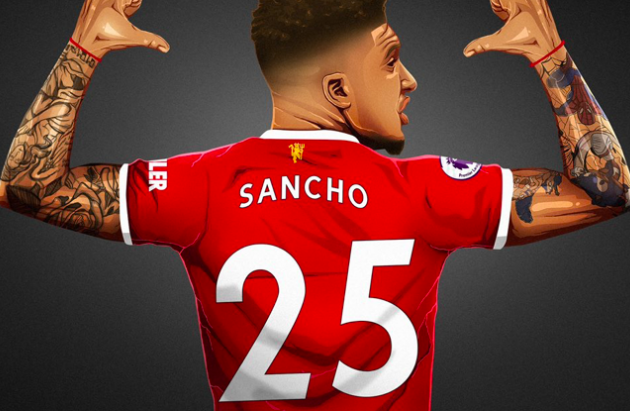 Jadon Sancho đến MU, hé lộ lý do chọn áo số 25