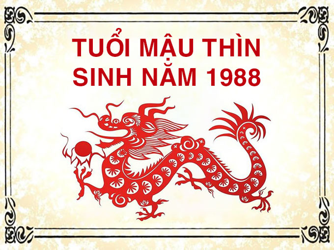 Tuổi Thìn hợp số mấy? Tuổi Thìn 1988