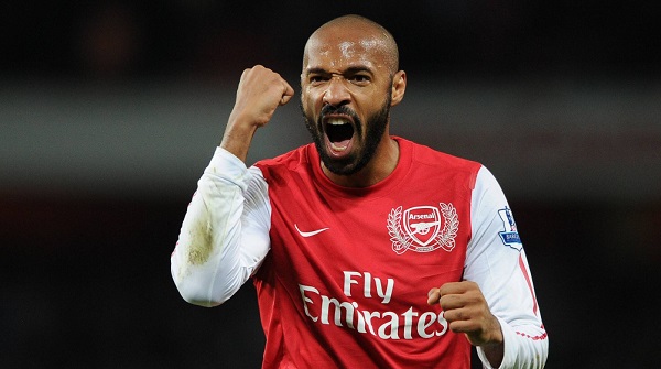 Thierry Henry tiền đạo huyền thoại của Arsenal và tuyển Pháp